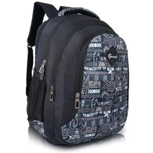 Half Moon Aztec 37L School Bag Class 5-12 | 15.6 inch Laptop Bag for Men/Backpack for MenSea Green)