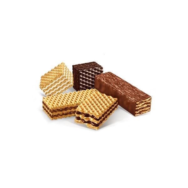 Loacker Quadratini Chocolate Bite Size Wafer Cookies,125 GMS - Image 2