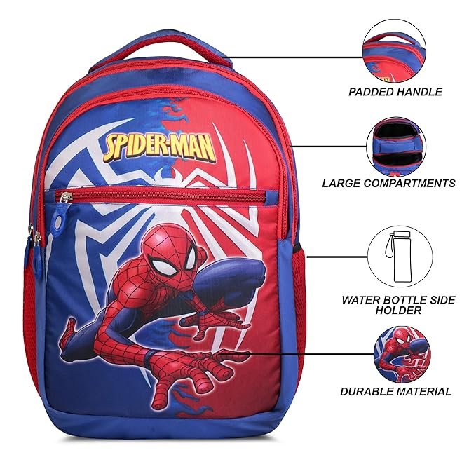 First LIKELY School bag Spider-man The Averages Printed Bag Casual Backpack For Children kids boys And girls 3-7 Years - Image 4
