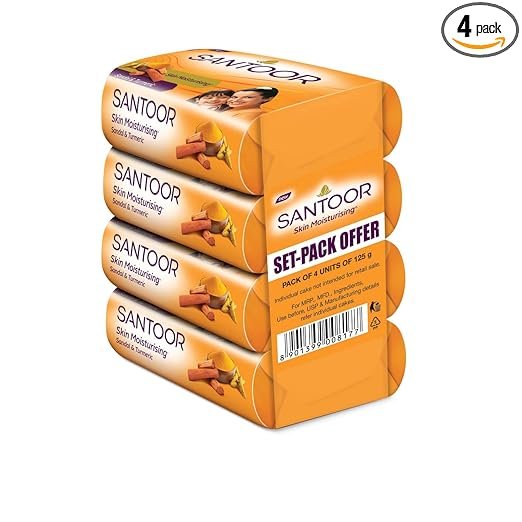 Santoor Soaps Pack -125grams - Image 2