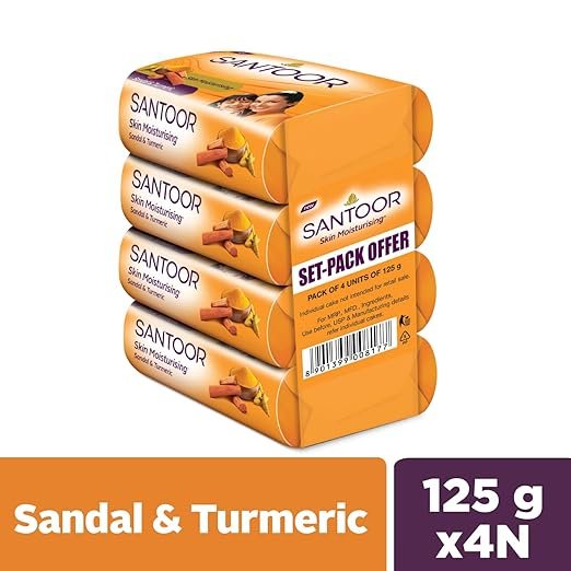Santoor Soaps Pack -125grams