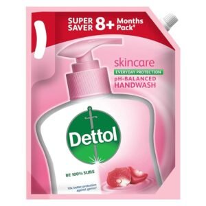 Dettol Liquid Handwash Refill – Skincare Hand Wash- 1500ml | pH Balanced | 10x Better Germ Protection