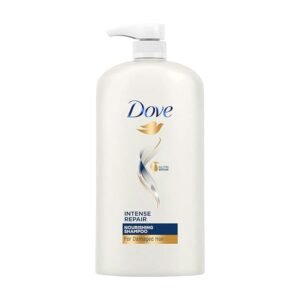 Dove Intense Repair Shampoo 1 L, Repairs Dry and Damaged Hair, Strengthening for Smooth & Strong Hair -Men & Women