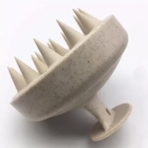 Episkey Scalp Massager Shampoo Brush, Eco-Friendly Wheat Straw Body With Soft Silicon Bristles