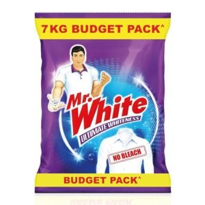 MR WHITE Mr. White Detergent Powder 7Kg | Whiteness Boosters gives Ultimate Whiteness