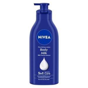 NIVEA Nourishing Body Milk 600ml Body Lotion | 48 H Moisturization | For Very Dry Skin