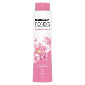 Ponds Dreamflower, Pink Lily Fragrant Talcum Powder, 400g, for Long-lasting Fragrance,For Men & Women