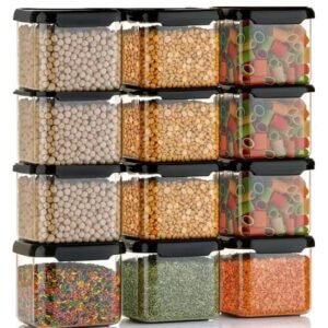 Rylan Air Tight Containers For Kitchen Organizer Storage Set, Kitchen Storage Set Pantry Organization(500 ml Pack of 4)