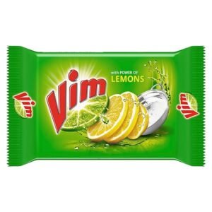 Vim Dishwash Bar Lemon, Removes Stain And Grease With Power Of Lemon