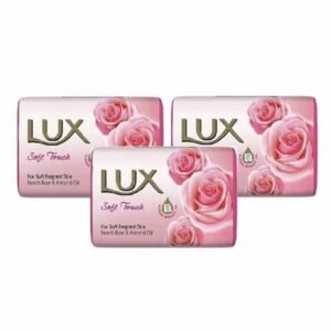 Lux Soft Glow Rose & Vitamin C & E For Glowing Skin Beauty Soap Mega Pack 3X150 g
